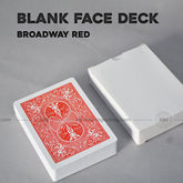 Blank Face Deck Broadway  - Red